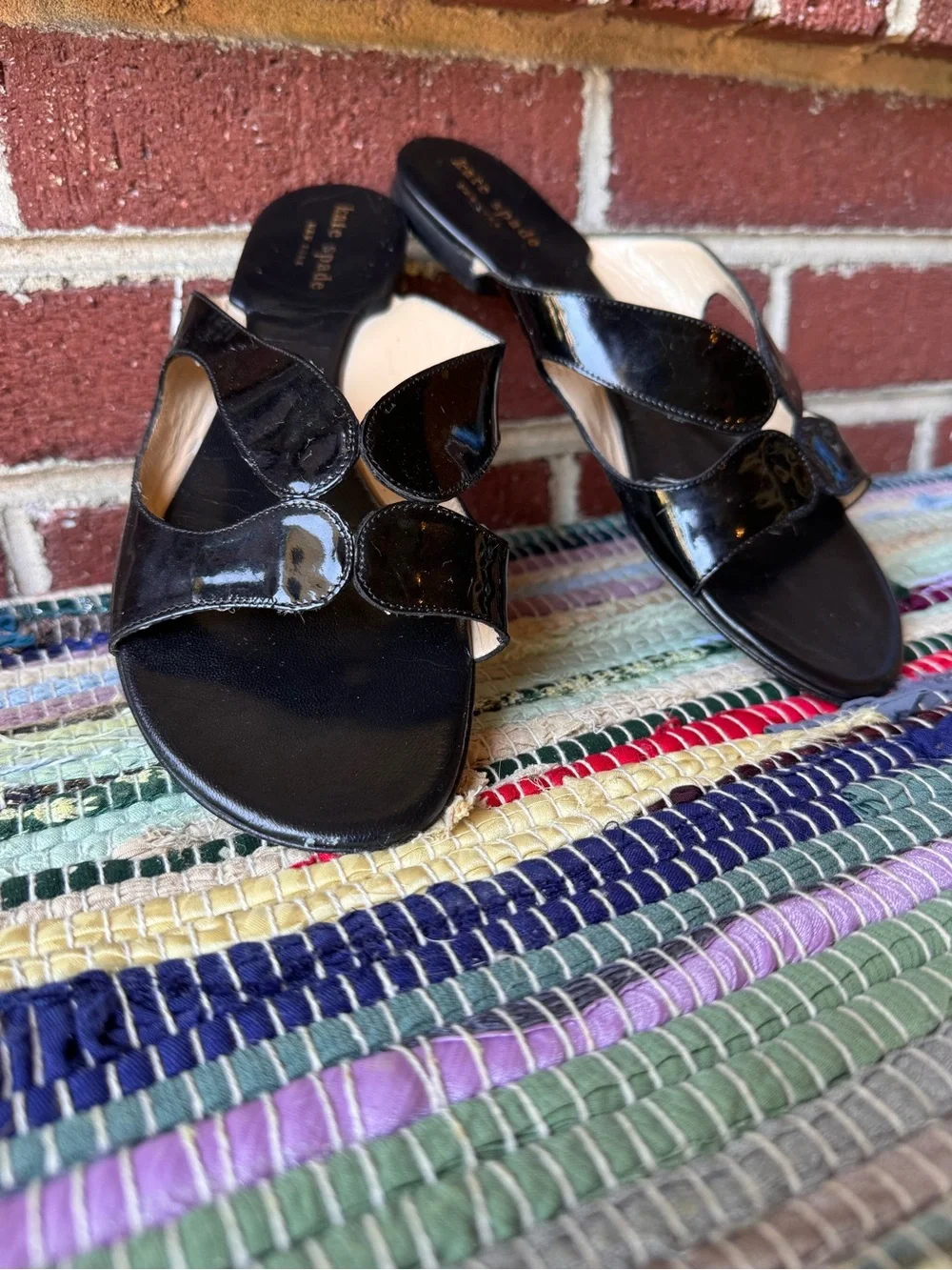 kate spade glossy patent